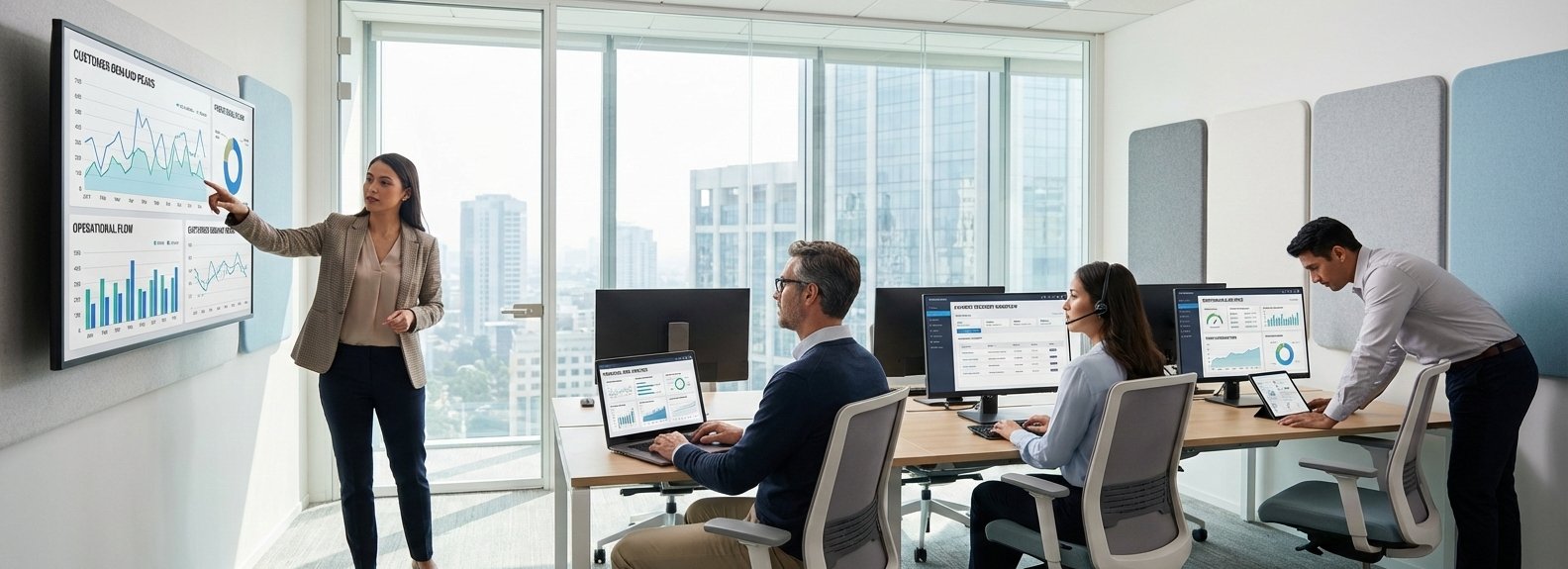 Equipo profesional de True Recovery trabajando en gestión de cobranzas